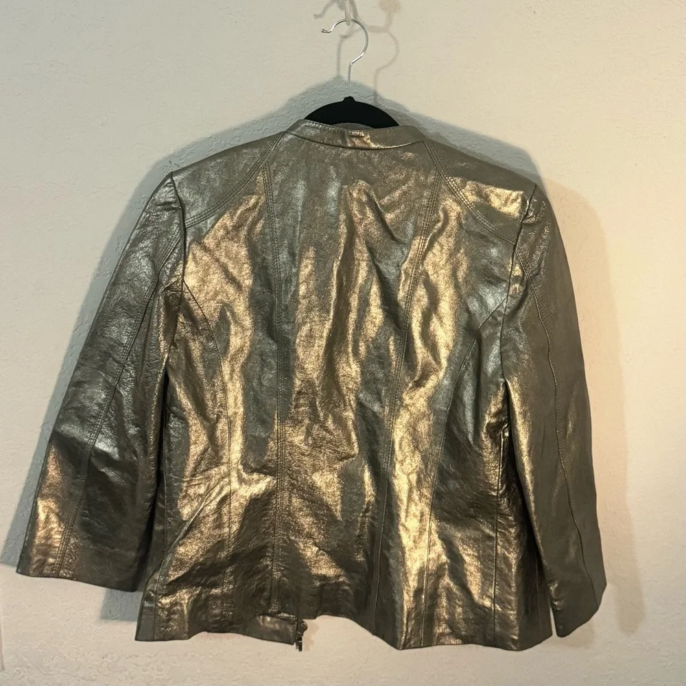 Boston Proper Leather Jacket - Picture 3 of 3